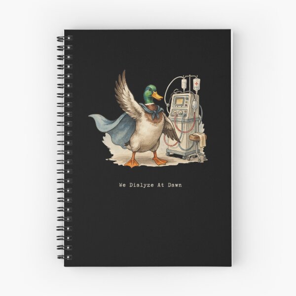 Item preview, We Dialyze At Dawn Funny Dialysis Nurse Duck Humor designed and sold by BHMARTS.