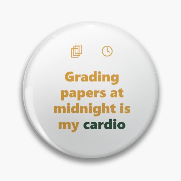 Item preview, Funny Teacher Shirt - Grading Is My Cardio - Gift- Light Edition designed and sold by Harlo.co.