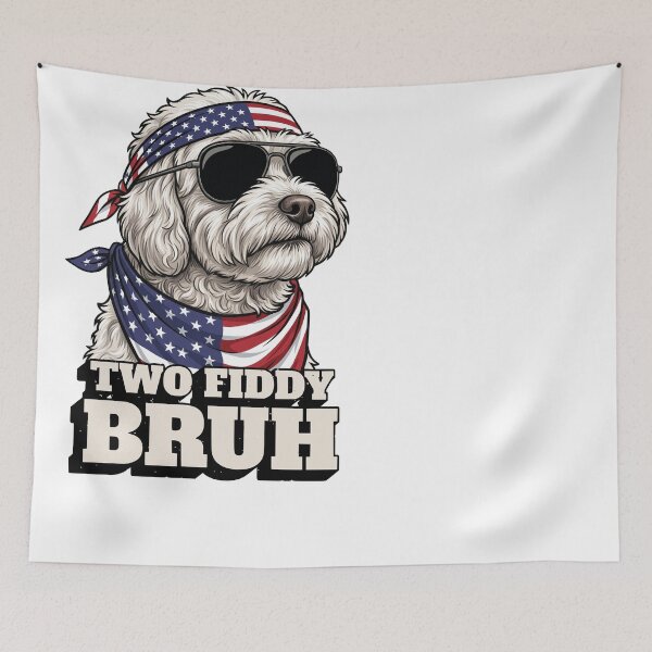 Item preview, Two Fiddy Bruh Dog American Flag Sunglasses designed and sold by d247.