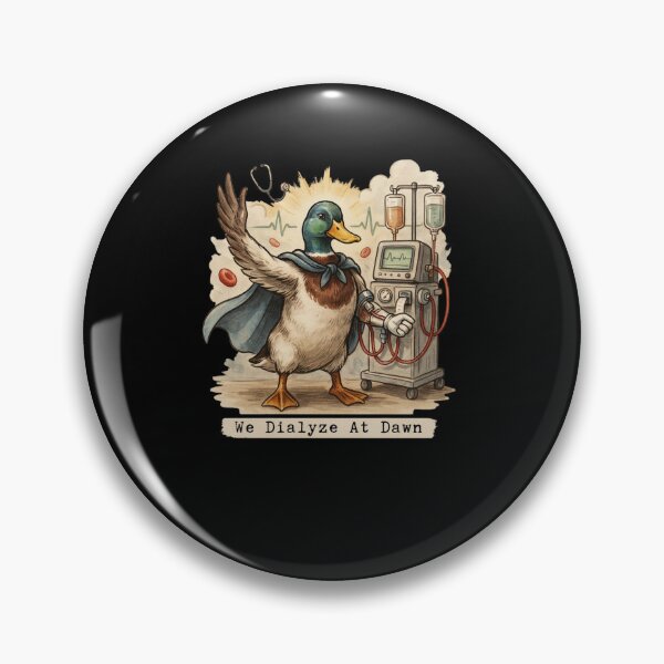 Item preview, We Dialyze At Dawn Funny Dialysis Nurse Duck Humor designed and sold by BHMARTS.