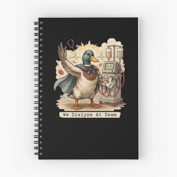 Item preview, We Dialyze At Dawn Funny Dialysis Nurse Duck Humor designed and sold by BHMARTS.