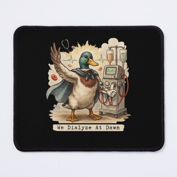 Item preview, We Dialyze At Dawn Funny Dialysis Nurse Duck Humor designed and sold by BHMARTS.