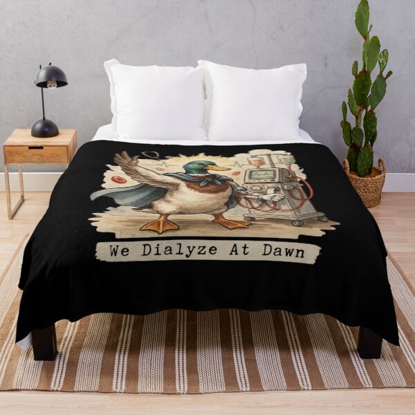 Item preview, We Dialyze At Dawn Funny Dialysis Nurse Duck Humor designed and sold by BHMARTS.