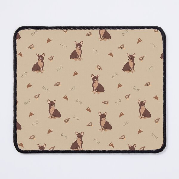 Item preview, Minimalist Flat Design Chihuahua Dog Tan Pattern designed and sold by svitlaarty.