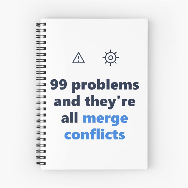 Item preview, Funny Coder Shirt - 99 Merge Conflicts - Dev Gift- Light Edition designed and sold by Harlo.co.