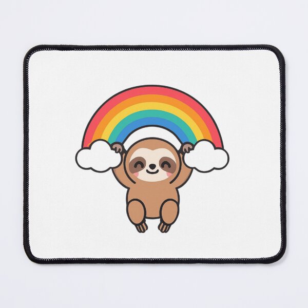 Item preview, Take It Slow Sloth - Happy Kawaii Sticker designed and sold by foryouandyours.