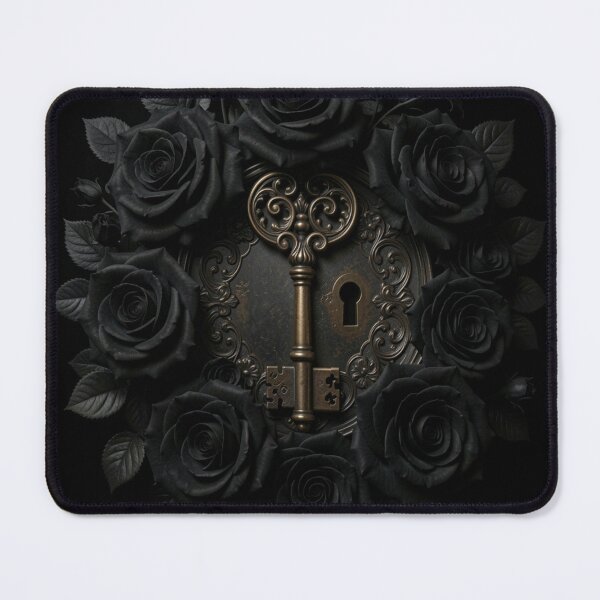 Item preview, Vintage Key and Lock | Dark Romance designed and sold by JanjjaSoulInk.