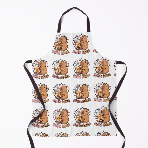 Item preview, Boba Bara Cute Capybara Bubble Tea Kawaii Milk Tea Lover Design designed and sold by ASfindsStore.