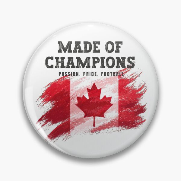 Item preview, Made of Champions Canada Soccer Fan T-Shirt | Passion Pride Football designed and sold by PodXDesigns.