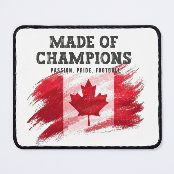 Item preview, Made of Champions Canada Soccer Fan T-Shirt | Passion Pride Football designed and sold by PodXDesigns.