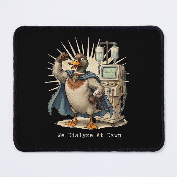 Item preview, We Dialyze At Dawn Funny Dialysis Nurse Duck Humor designed and sold by BHMARTS.