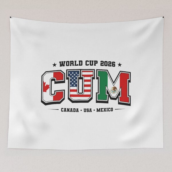 Item preview, C U M Canada USA Mexico Funny Soccer Humor designed and sold by PartyFam.