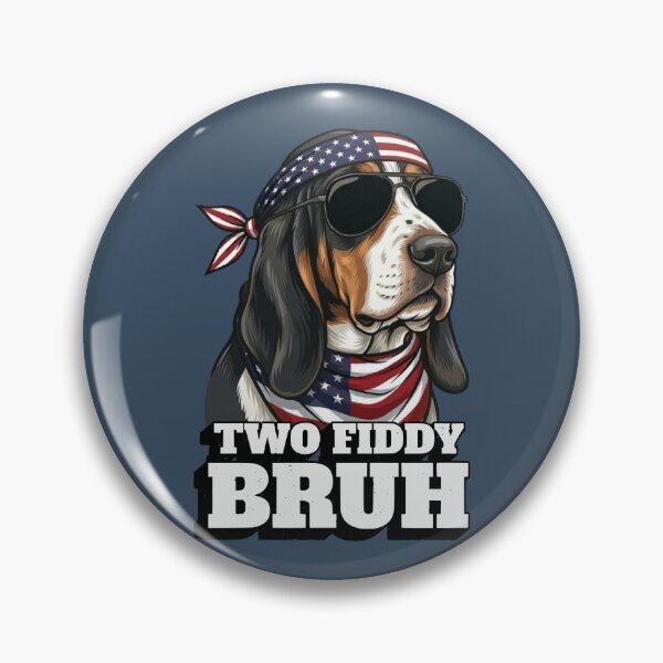 Item preview, Two Fiddy Bruh Basset Hound Dog American Flag Shades designed and sold by d247.