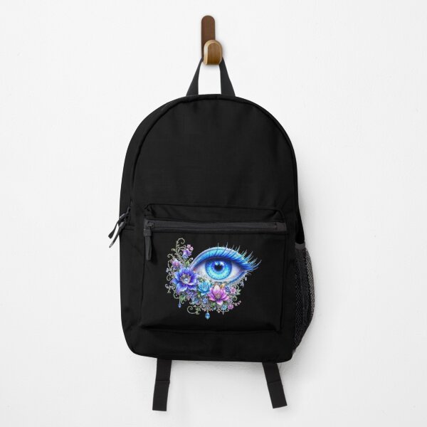 Item preview, Blue Mystic Eye with Floral Garland designed and sold by HeyFajnaLinja.