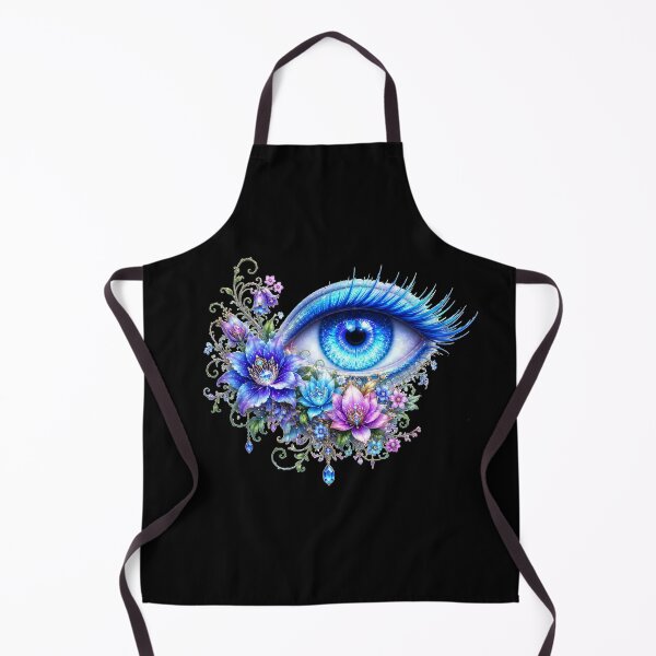 Item preview, Blue Mystic Eye with Floral Garland designed and sold by HeyFajnaLinja.