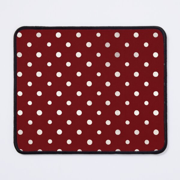 Item preview, Maroon Polka Dot Phone Case Gift for Her | Vintage Red Dot Pattern Tote Bag Gift for Mom | Minimalist Maroon Dotted Journal Gift for Student | Cute Red Polka Dot Throw Blanket designed and sold by VivaFy.