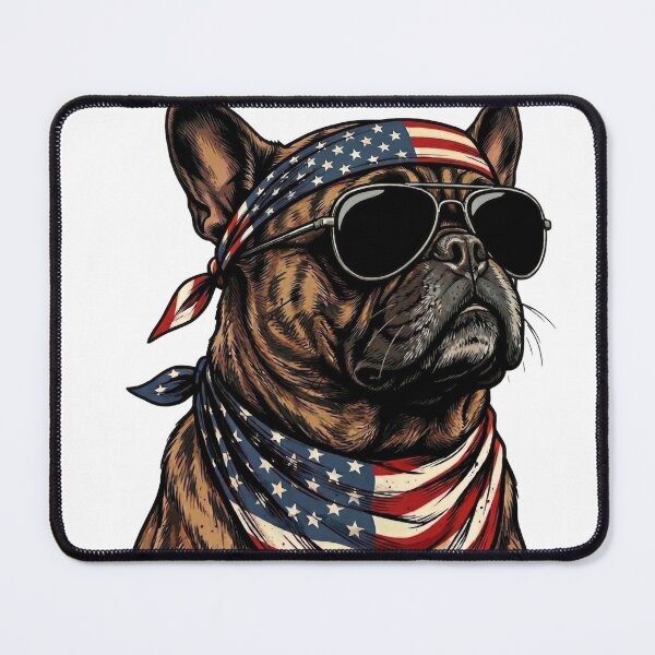 Item preview, Two Fiddy Bruh French Bulldog American Flag Dog designed and sold by d247.