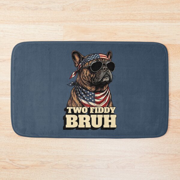 Item preview, Two Fiddy Bruh French Bulldog American Flag Dog designed and sold by d247.