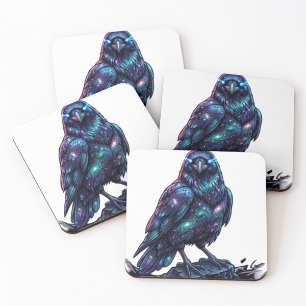 Item preview, Death's Messenger — The Cosmic Raven Oracle designed and sold by NeoTeeFusion.