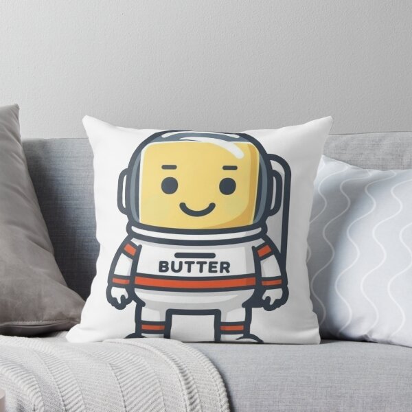 Item preview, Captain Butter | Space — Cute Kawaii Space Food Character designed and sold by monolithstudio.