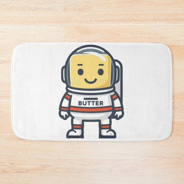Item preview, Captain Butter | Space — Cute Kawaii Space Food Character designed and sold by monolithstudio.