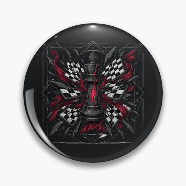 Item preview, Grandmaster Gambit Chess Piece - Chaotic Maximalist Strategy Art designed and sold by krish-prints.