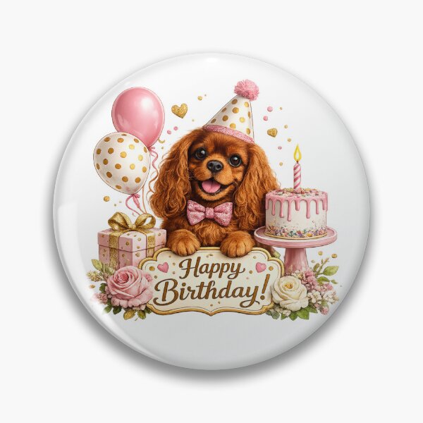Item preview, Birthday Ruby Cavalier Pink designed and sold by SpottyRainbow.