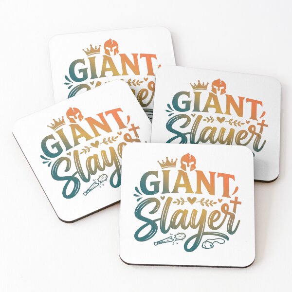 Item preview, GIANT Slayer - Davidic Victory Gradient Graphic designed and sold by Faithloveshop.