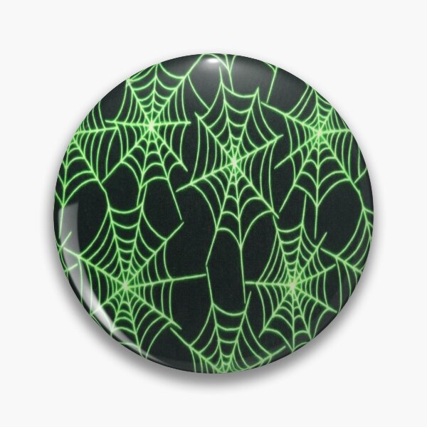 Item preview, Spooky neon green spider webs designed and sold by PalmRock.
