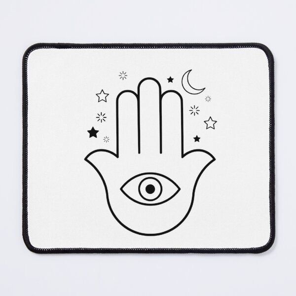 Item preview, Hamsa Hand - Sacred Geometry Spiritual Protection Design designed and sold by ArcticFoxStudio.