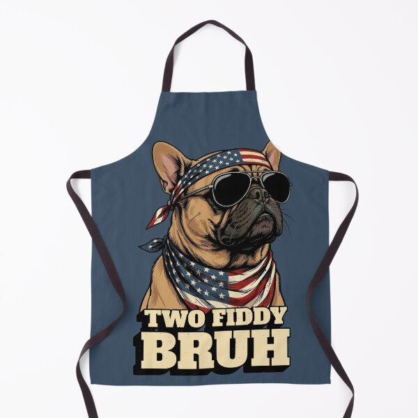 Item preview, Two Fiddy Bruh French Bulldog American Flag designed and sold by d247.