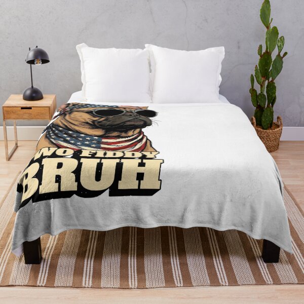 Item preview, Two Fiddy Bruh French Bulldog American Flag designed and sold by d247.