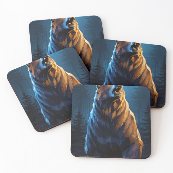 Item preview, Night Roar of the Brown Bear designed and sold by BubbleCutie.