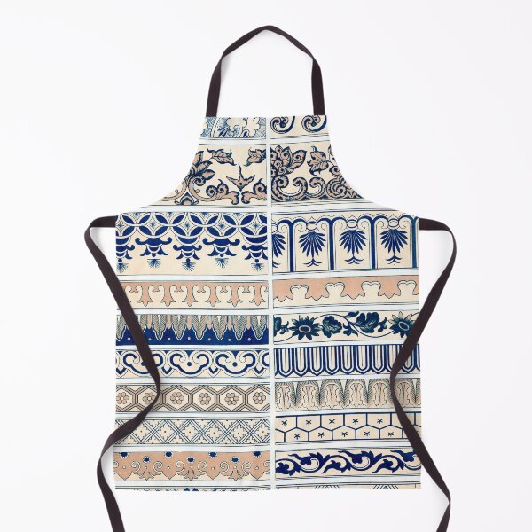 Item preview, Blue Flower Pattern, Owen Jones, Vintage Chinese Ornament Illustration designed and sold by Itaya Art.