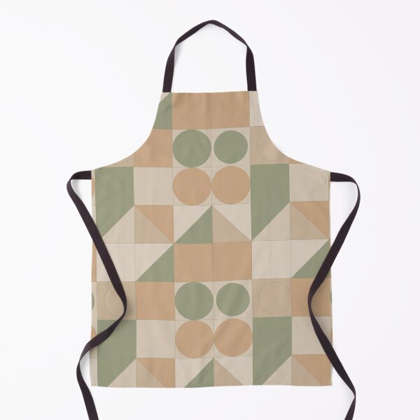 Item preview, Elegant Minimalist Geometric Pattern | Neutral Beige Green Tile Seamless Repeat designed and sold by Midnight Veil Designs.