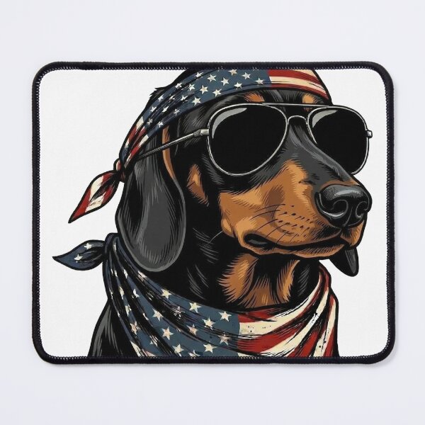 Item preview, Patriotic Dachshund Two Fiddy Bruh Dog Lover designed and sold by d247.