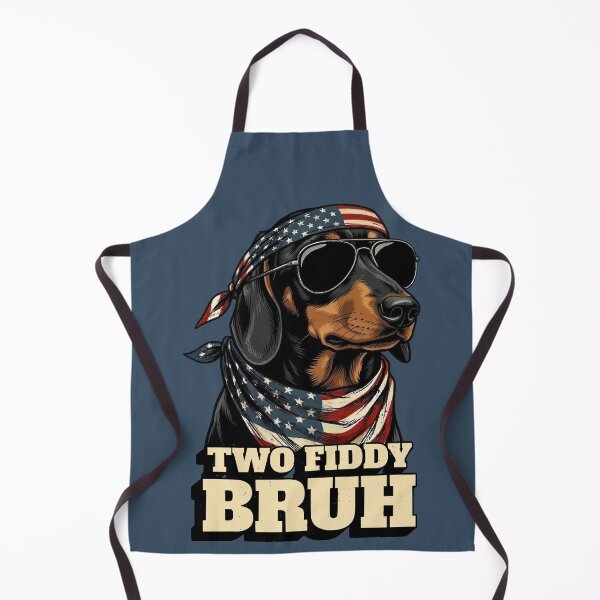 Item preview, Patriotic Dachshund Two Fiddy Bruh Dog Lover designed and sold by d247.