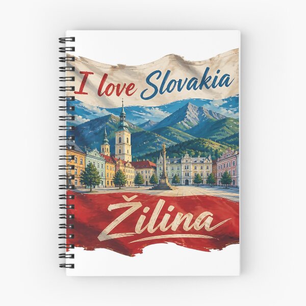Item preview, Žilina Slovakia Vintage Flag Travel Art designed and sold by MysticalSVK.
