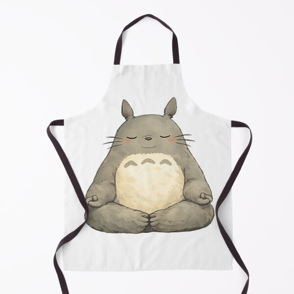 Item preview, Totoro Serenity: Whispers of the Forest in Lotus Pose designed and sold by Med-th-ewolf.