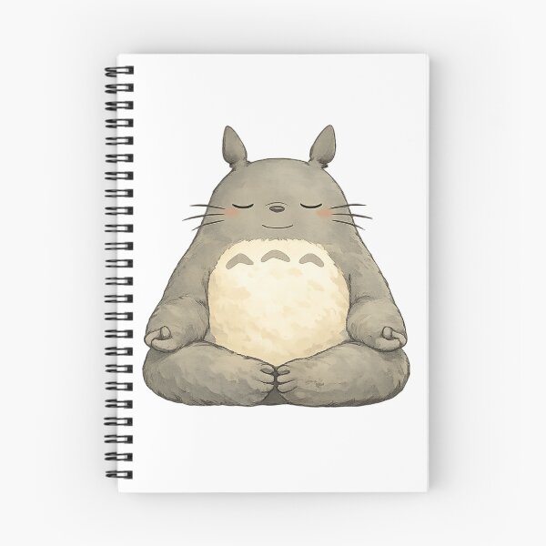 Item preview, Totoro Serenity: Whispers of the Forest in Lotus Pose designed and sold by Med-th-ewolf.