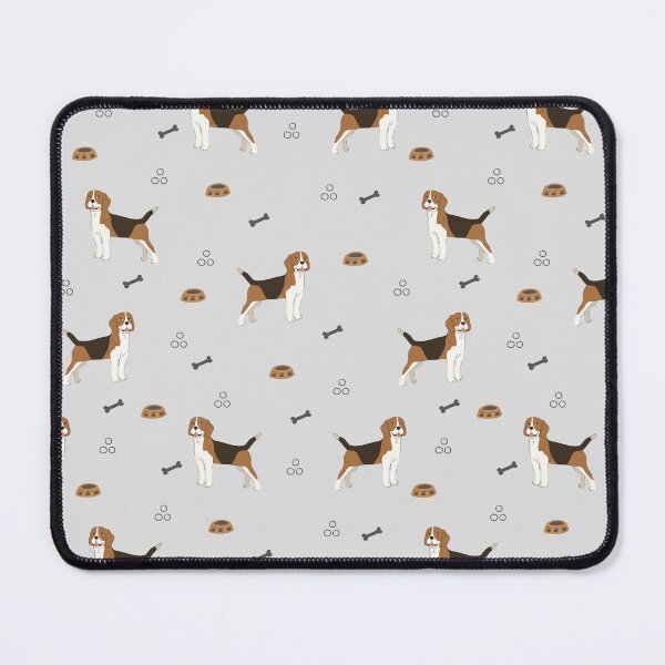 Item preview, Minimalist Flat Design Beagle Dog Grey Pattern designed and sold by svitlaarty.