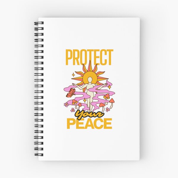 Item preview, Yellow and Pink Illustrated Peace Sweatshirt designed and sold by SVSocialH.