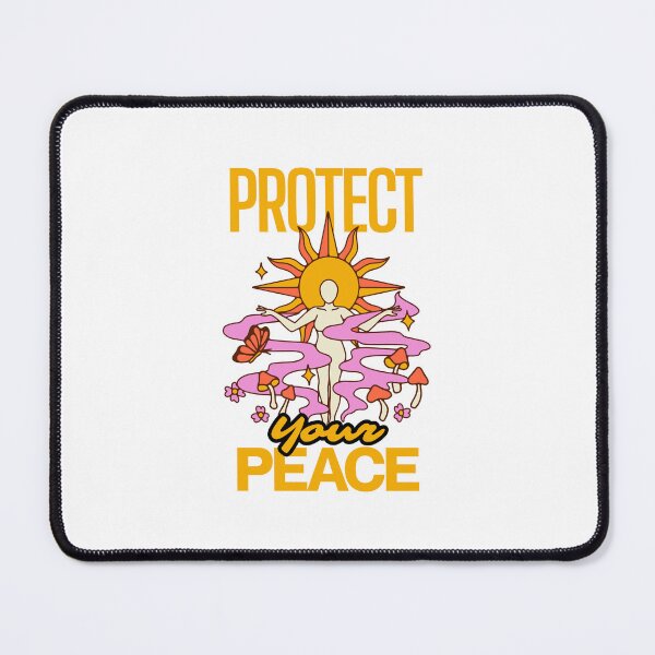 Item preview, Yellow and Pink Illustrated Peace Sweatshirt designed and sold by SVSocialH.