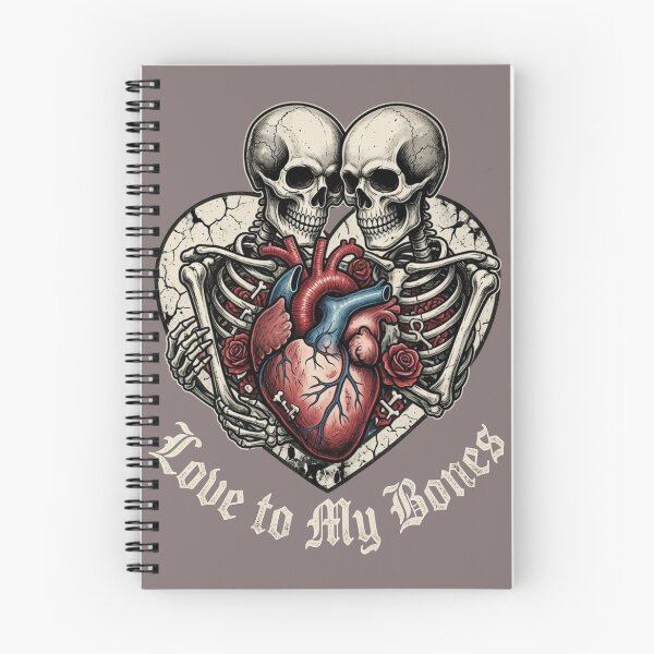 Item preview, Two skeletons forming heart designed and sold by ekemarket.
