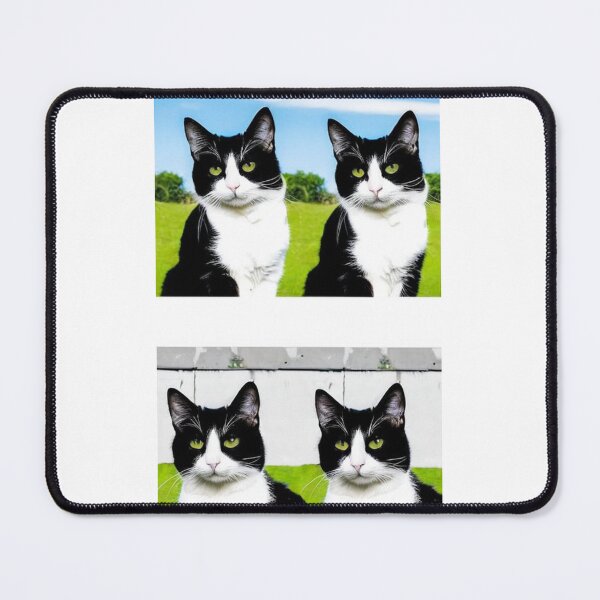 Item preview, Art - Pop Art Style Cat, Composition in a 2x2 Grid designed and sold by DoodyPets.