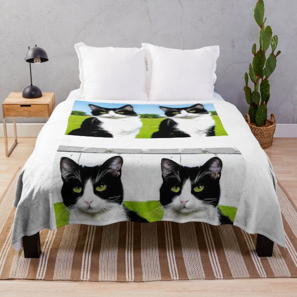 Item preview, Art - Pop Art Style Cat, Composition in a 2x2 Grid designed and sold by DoodyPets.