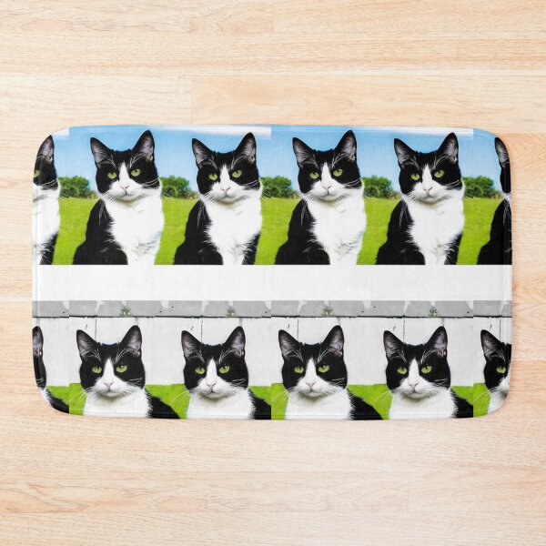 Item preview, Art - Pop Art Style Cat, Composition in a 2x2 Grid designed and sold by DoodyPets.