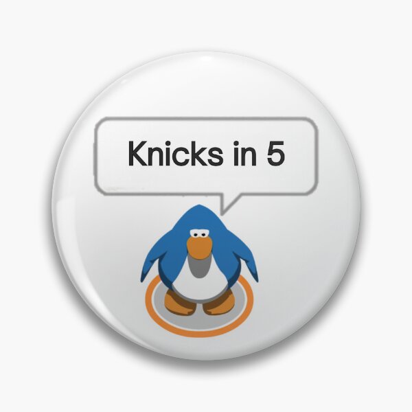 Item preview, Knicks in 5 Club Penguin Art designed and sold by gardenstatestudio.