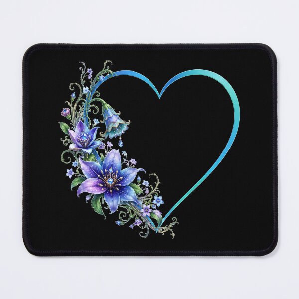 Item preview, Heart with flowers designed and sold by HeyFajnaLinja.