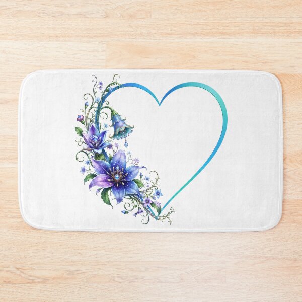 Item preview, Heart with flowers designed and sold by HeyFajnaLinja.